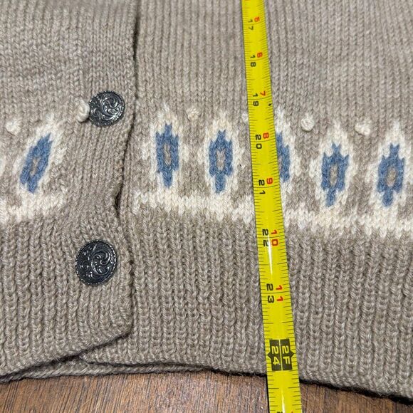 Dale Of Norway Wool Nordic Fair Isle Cardigan Sweater Size 38 Medium Norwegian - Picture 9 of 10